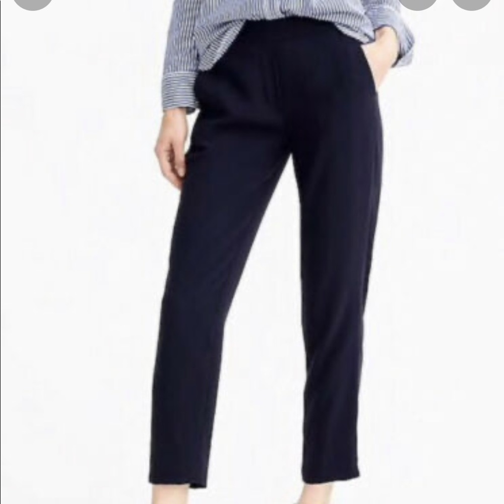 J Crew Easy Pant in Navy